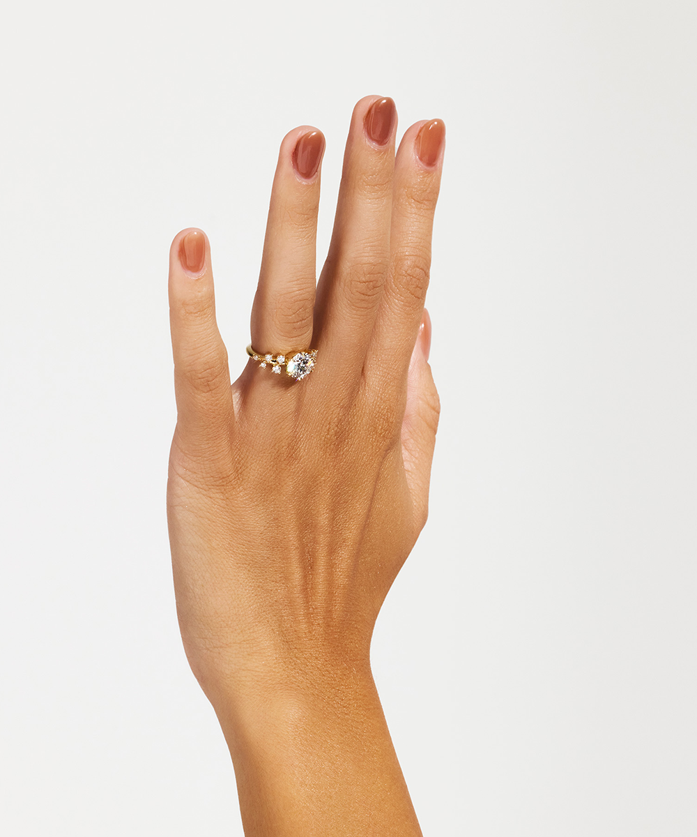 Mina Round Brilliant 2ct Diamond Engagement Ring