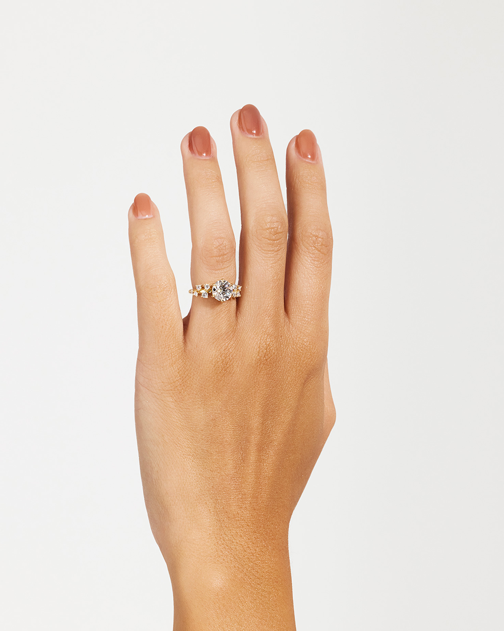 Mina Round Brilliant 2ct Diamond Engagement Ring