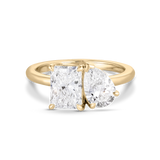 Nova 2.54ct Toi et Moi Engagement Ring