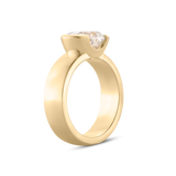 Arabella 2.51ct Half Bezel Engagement Ring