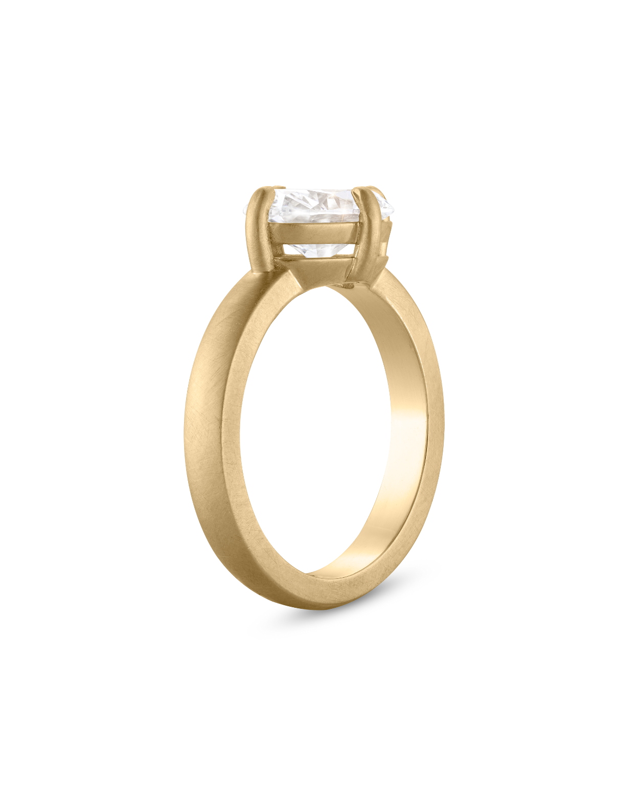 Noelle 2.07ct East West Oval Diamond Engagement Ring