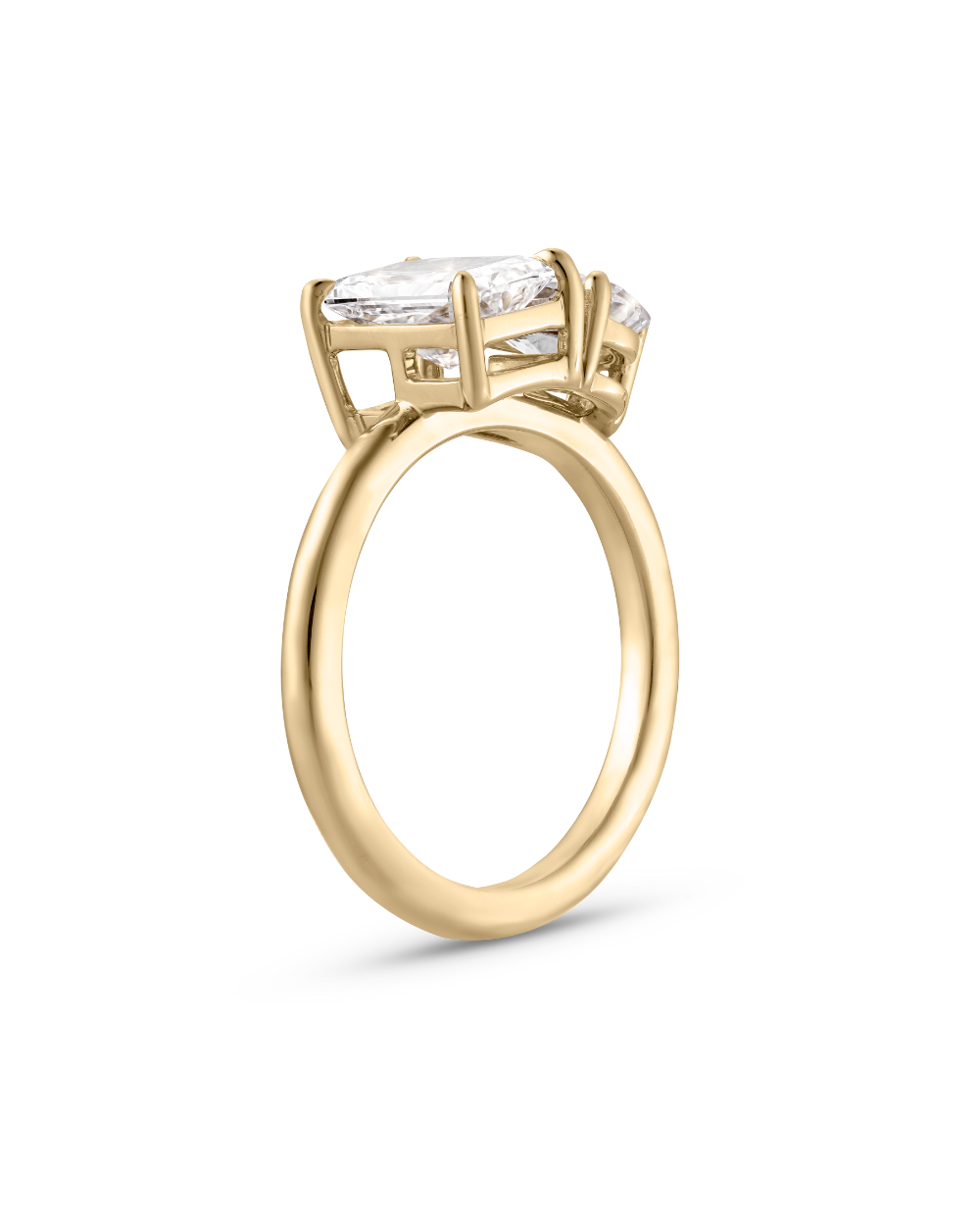 Nova 2.54ct Toi et Moi Engagement Ring