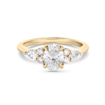 Delta 1.01ct Oval Intricate Engagement Ring