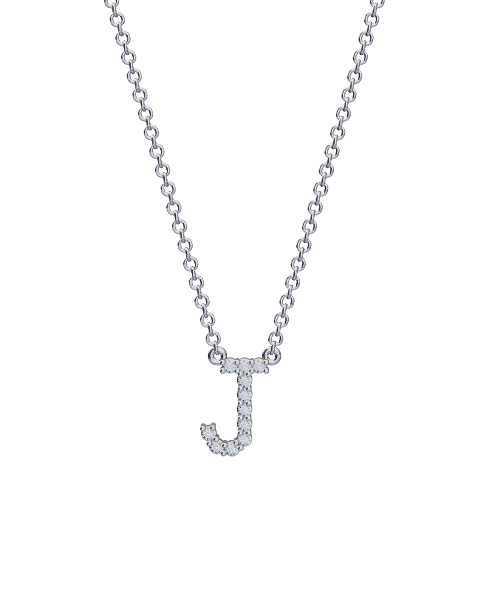 Diamond Initial Necklace
