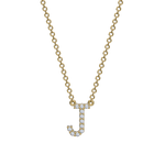 Diamond Initial Necklace