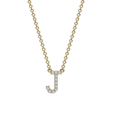 Diamond Initial Necklace