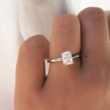 Carrie | 1.07ct Radiant Diamond Solitaire Engagement Ring Lab Grown