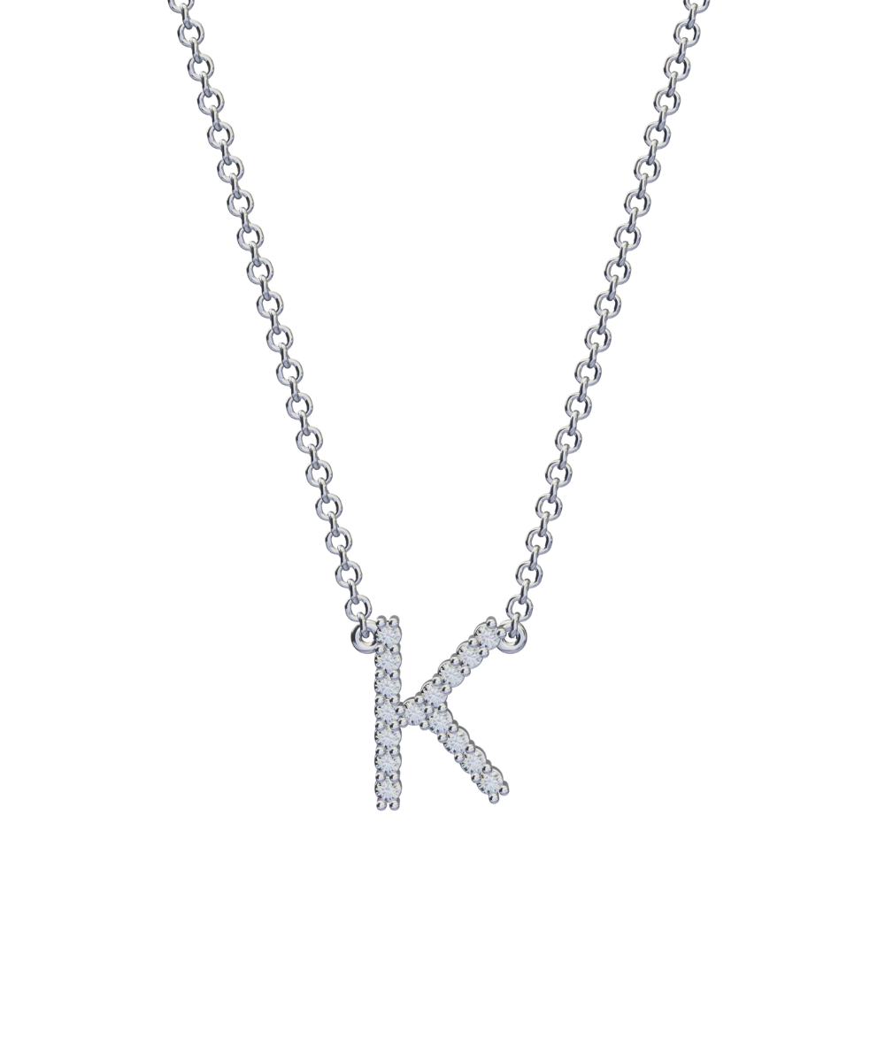 Diamond Initial Necklace
