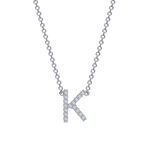 Diamond Initial Necklace