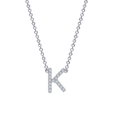Diamond Initial Necklace