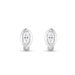 Cleo Marquise Diamond Huggies Earrings