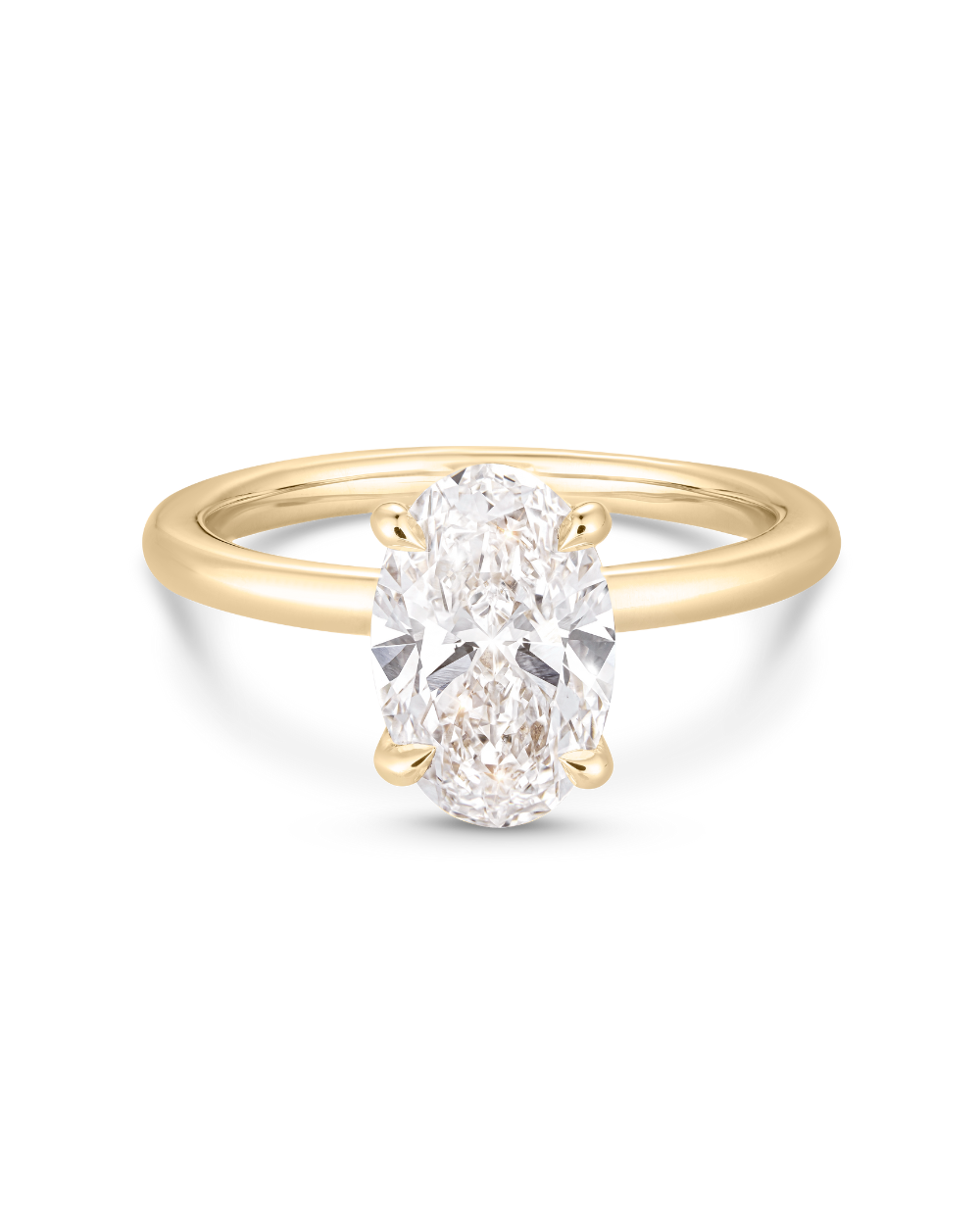 Grace 2.02ct Oval Diamond Solitaire Engagement Ring