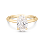 Grace 2.02ct Oval Diamond Solitaire Engagement Ring