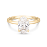 Grace 2.02ct Oval Diamond Solitaire Engagement Ring