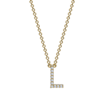 Diamond Initial Necklace