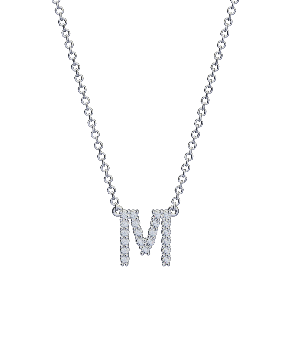 Diamond Initial Necklace