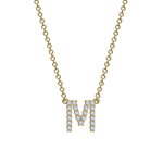 Diamond Initial Necklace
