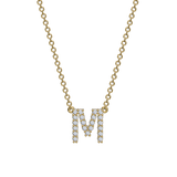 Diamond Initial Necklace