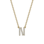 Diamond Initial Necklace