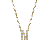 Diamond Initial Necklace