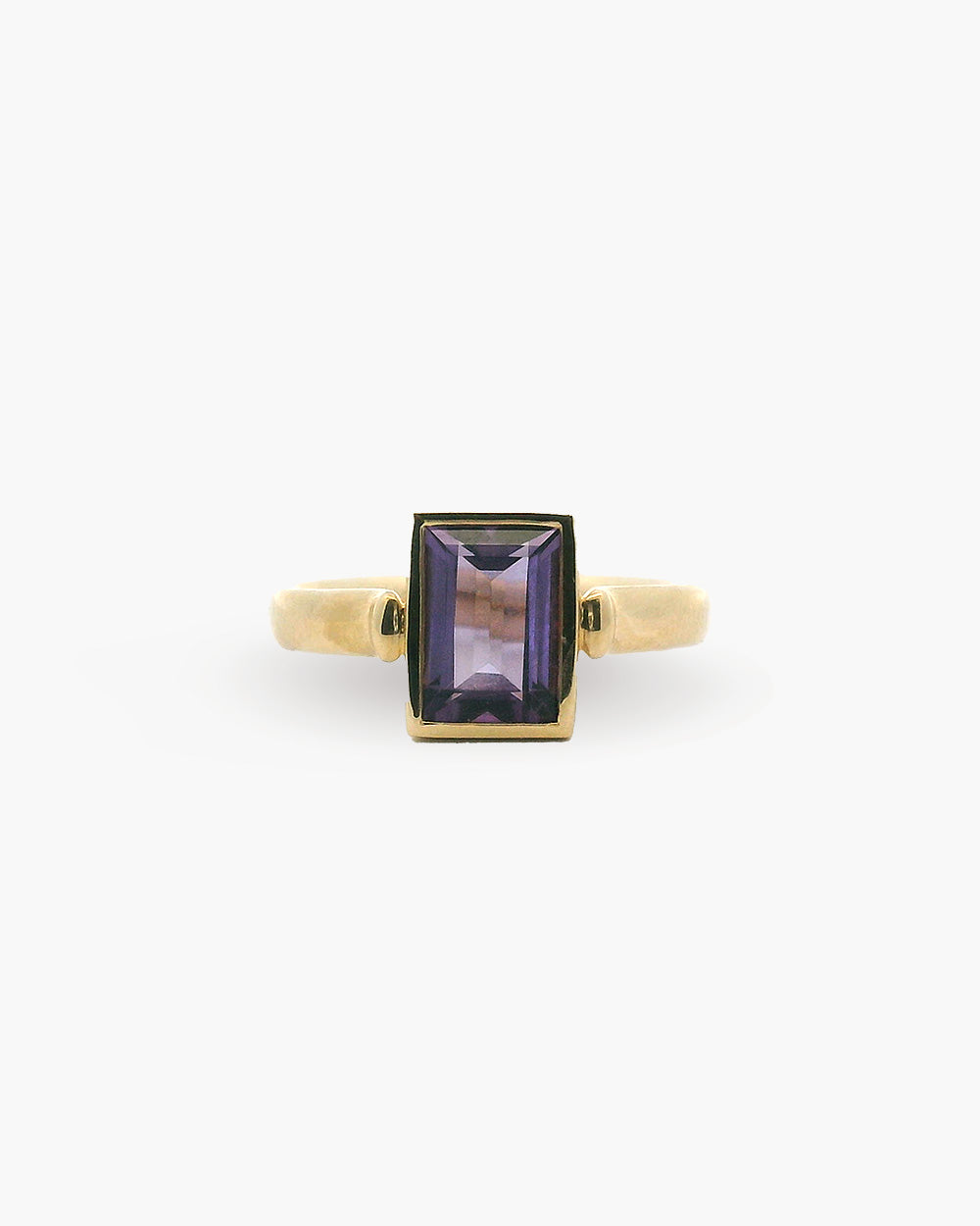 Amethyst Bezel Ring