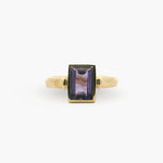 Amethyst Bezel Ring