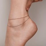 Linked for Life Figaro Chain Anklet