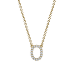 Diamond Initial Necklace