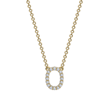 Diamond Initial Necklace