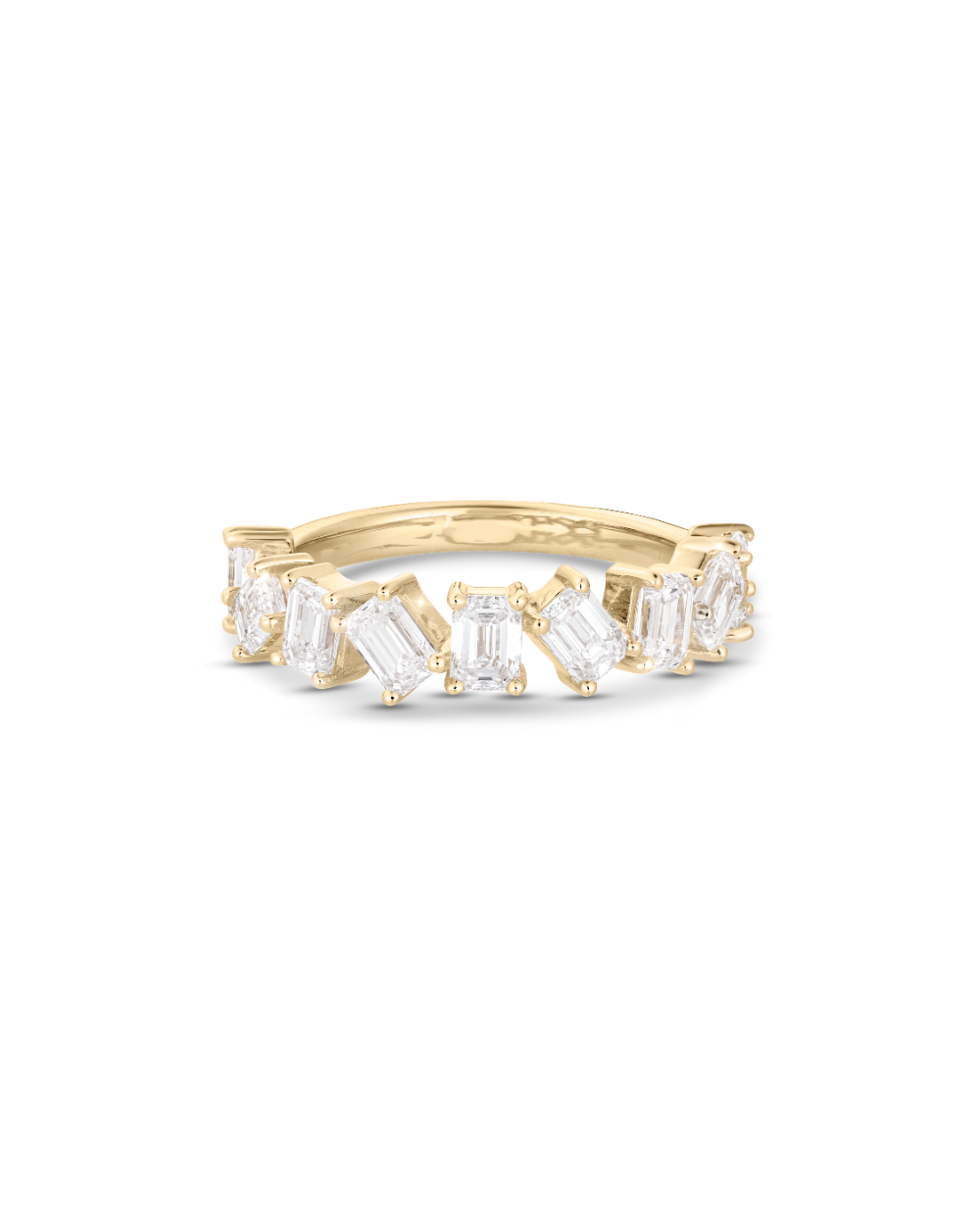 Odette Emerald Diamond Band