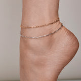 Linked for Life Paperclip Chain Anklet