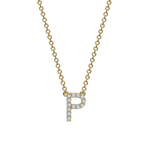 Diamond Initial Necklace