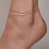 Linked for Life Starlight Trio Anklet