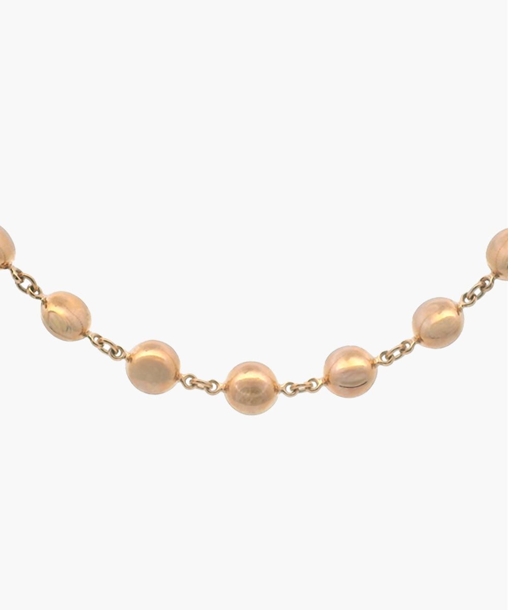 Rose Gold Bubble Chain