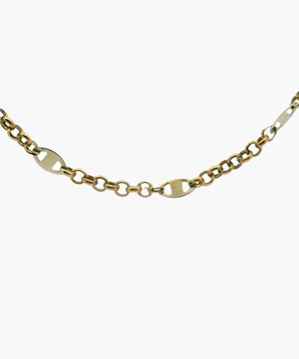 Gold Fancy Belcher Chain