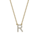 Diamond Initial Necklace