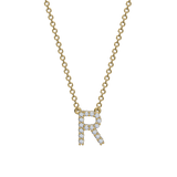 Diamond Initial Necklace