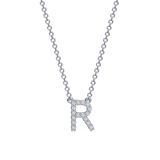 Diamond Initial Necklace