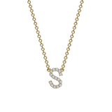 Diamond Initial Necklace
