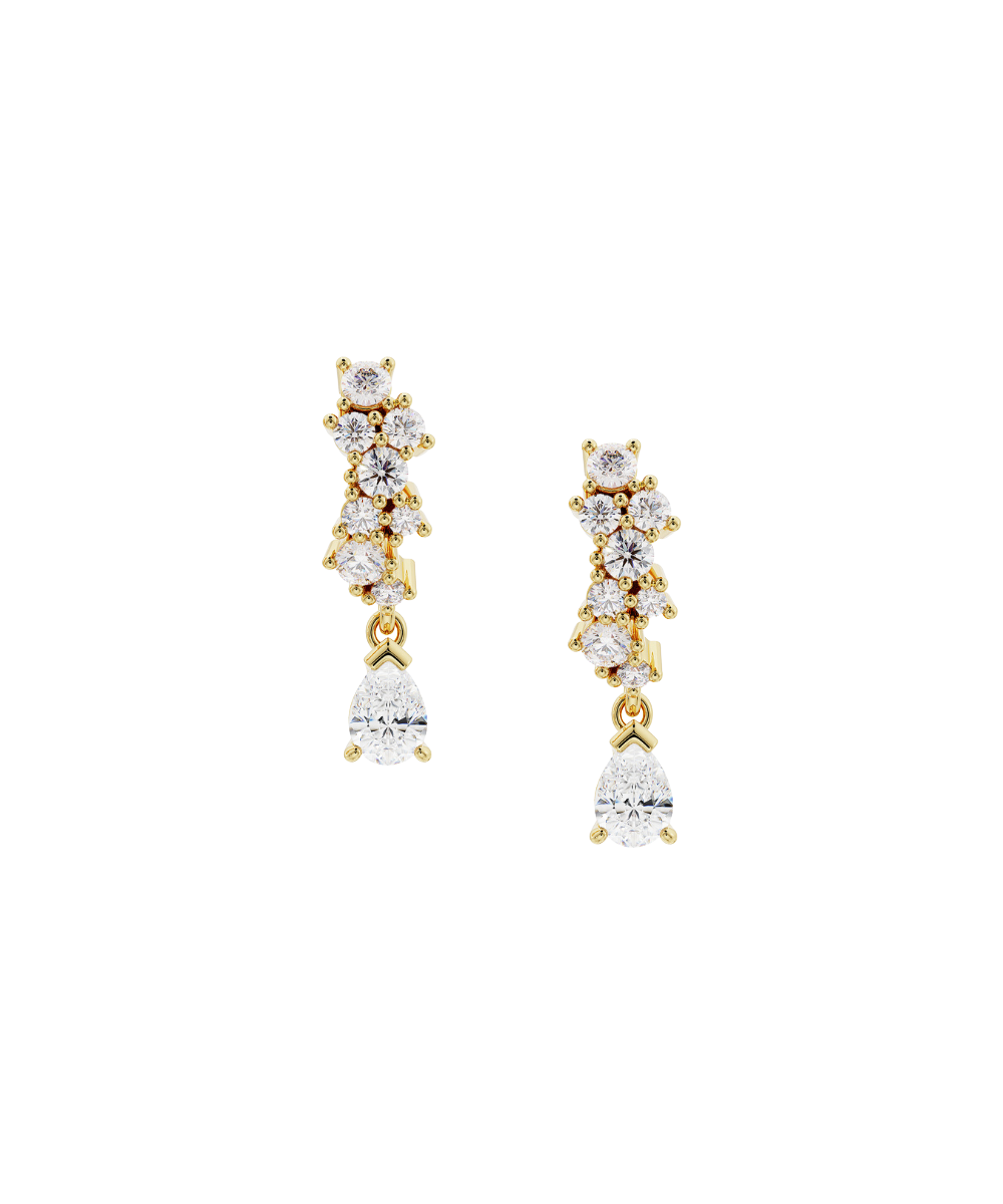 Dorsa Diamond Drop Earrings