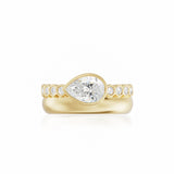 Margot 1.21ct East West Pear Diamond Ring