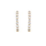 Diamond Hoop Earrings
