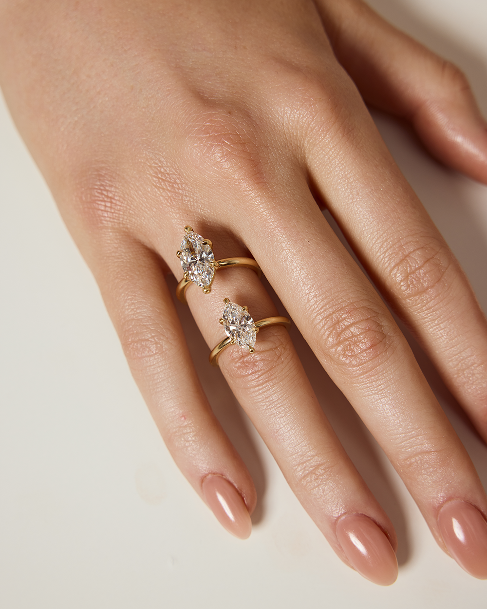 Monique 2ct Marquise Solitaire Engagement Ring