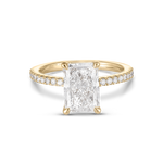 Carrie 2.53ct Radiant Cut Diamond Band Engagement Ring