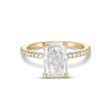 Carrie 2.53ct Radiant Cut Diamond Band Engagement Ring