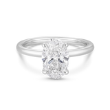Grace 2.5ct Oval Diamond Solitaire Engagement Ring