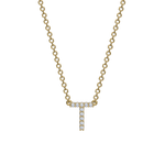 Diamond Initial Necklace