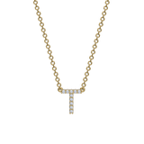 Diamond Initial Necklace