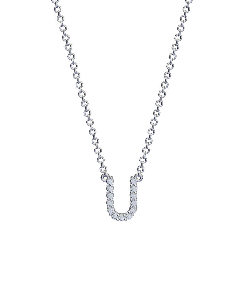 Diamond Initial Necklace