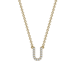 Diamond Initial Necklace